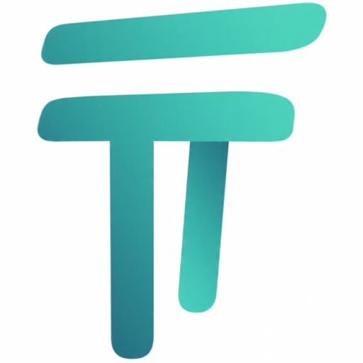 logo for furniture brand in aqua green