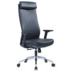ExecuSeat ergonomic office chair with lumbar support and gas lift - Fozo Furniture Dubai
