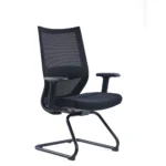 Raptor Black Mesh Office Chair with Adjustable Lumbar Support Dubai - Image 2