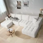 Regalia 146-Inch Oversized U-Shaped Modular Cloud Sectional Sofa Dubai - Image 4
