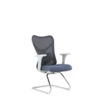Cortina Grey Office Chair with Adjustable Lumbar Support & PU Armrests Dubai - Image 2