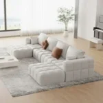 Regalia 146-Inch Oversized U-Shaped Modular Cloud Sectional Sofa Dubai - Image 3