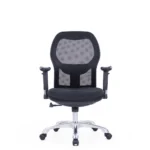 Feast Medium Back Office Chair with Aluminum Base & Adjustable Lumbar Cushion