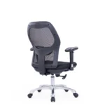 Feast Medium Back Office Chair with Aluminum Base & Adjustable Lumbar Cushion - Image 2