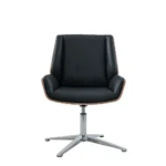 Silka PU leather executive office chair with aluminum base - Fozo Furniture Dubai