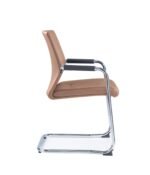 Sketch brown PP frame office chair side view - Fozo Furniture Dubai