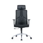 SpineX-A high back office chair with swivel headrest - Fozo Furniture Dubai
