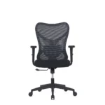 Kova Grey PP Frame Office Chair with Adjustable Lumbar Support & PU Armrest