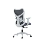Celo Grey PP Frame Office Chair with Adjustable Lumbar Support & PU Armrest Dubai - Image 2