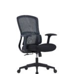Flair black office chair by fozo furniture