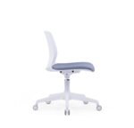 White Frame Office Chair | Modern Ergonomic Design Dubai - Image 2