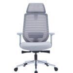 Savor Ergonomic Mesh Office Chair with Chrome Base & PU Armrests Dubai