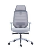Savor Ergonomic Mesh Office Chair with Chrome Base & PU Armrests Dubai