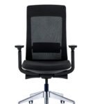 Aurex black ergonomic office chair - Fozo Furniture Dubai