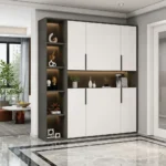 Black & White Shoe Cabinet | Dubai – HAVEN